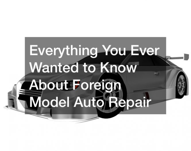 Foreign model auto repair guide